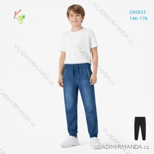 Children's jeans long jeans for boys (116-146) KUGO CK0930