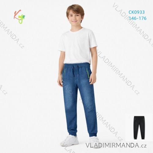 Children's jeans long jeans for boys (116-146) KUGO CK0930