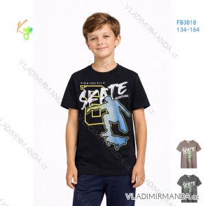 Children's jeans long jeans for boys (116-146) KUGO CK0930