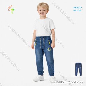 Children's jeans long jeans for boys (116-146) KUGO CK0930
