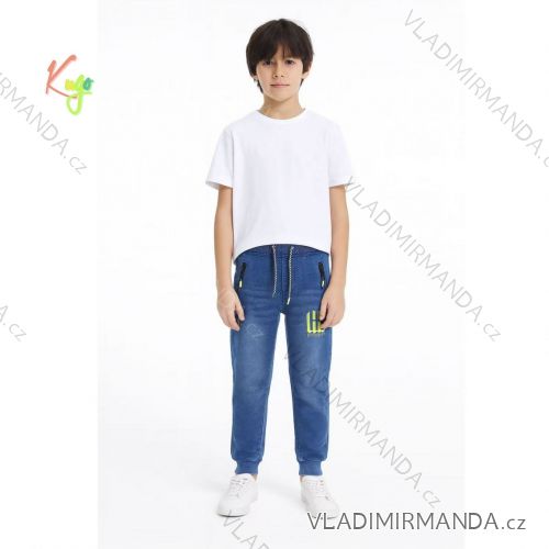 Children's jeans long jeans for boys (116-146) KUGO CK0930