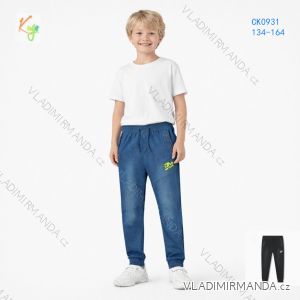 Children's jeans long jeans for boys (116-146) KUGO CK0930