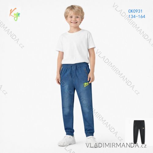 Children's jeans long jeans for boys (116-146) KUGO CK0930
