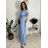 Elegant trousers with belt for women (S/M/L ONE SIZE) ITALIAN FASHION IM425057 S / M / L růžová světlá