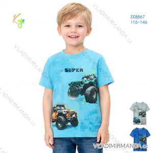 Children's jeans long jeans for boys (116-146) KUGO CK0930