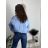 Women's Long Chiffon Short Sleeve Dress (S/M ONE SIZE) ITALIAN FASHION IMWGS231048