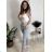 Women's Medium Length Skirt (S/M ONE SIZE) ITALIAN FASHION IMM23HG3154