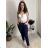 Women's Oversized Knitted Long Sleeve Sweater (S/M ONE SIZE) ITALIAN FASHION IMSN2416125