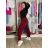 Women's Elegant Oversize Long Sweatpants (S/M/L ONE SIZE) ITALIAN FASHION IMD23634