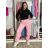 Women's Elegant Oversize Long Sweatpants (S/M/L ONE SIZE) ITALIAN FASHION IMD23634