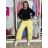 Summer dress oval short sleeve women's oversized (50/52/54 ONE SIZE) ITALIAN FASHION IM425011