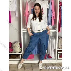 Women's Elegant Oversize Long Sweatpants (S/M/L ONE SIZE) ITALIAN FASHION IMD23634