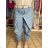 Women's Elegant Oversize Long Sweatpants (S/M/L ONE SIZE) ITALIAN FASHION IMD23634 S / M / L Light blue