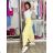 Summer dress oval short sleeve women's oversized (50/52/54 ONE SIZE) ITALIAN FASHION IM425011