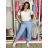 Women's Elegant Oversize Long Sweatpants (S/M/L ONE SIZE) ITALIAN FASHION IMD23634 S / M / L Light blue