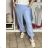 Women's Elegant Oversize Long Sweatpants (S/M/L ONE SIZE) ITALIAN FASHION IMD23634 S / M / L Light blue