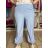Women's Elegant Oversize Long Sweatpants (S/M/L ONE SIZE) ITALIAN FASHION IMD23634 S / M / L Light blue