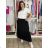 Women's Elegant Oversize Long Sweatpants (S/M/L ONE SIZE) ITALIAN FASHION IMD23634 S / M / L Light blue