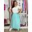 Women's Elegant Oversize Long Sweatpants (S/M/L ONE SIZE) ITALIAN FASHION IMD23634 S / M / L Light blue