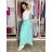 Women's Elegant Oversize Long Sweatpants (S/M/L ONE SIZE) ITALIAN FASHION IMD23634 S / M / L Light blue