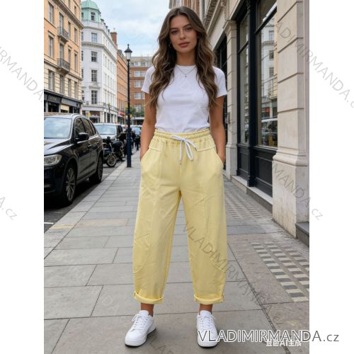 Summer dress oval short sleeve women's oversized (50/52/54 ONE SIZE) ITALIAN FASHION IM425011