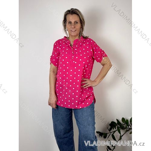 Sleeveless jacket long sleeve (uni sl) ITALIAN Fashion IMC17326  dark pink