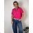 Sleeveless jacket long sleeve (uni sl) ITALIAN Fashion IMC17326  dark pink
