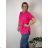 Sleeveless jacket long sleeve (uni sl) ITALIAN Fashion IMC17326  dark pink