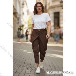 Women's Elegant Oversize Long Sweatpants (S/M/L ONE SIZE) ITALIAN FASHION IMD23634