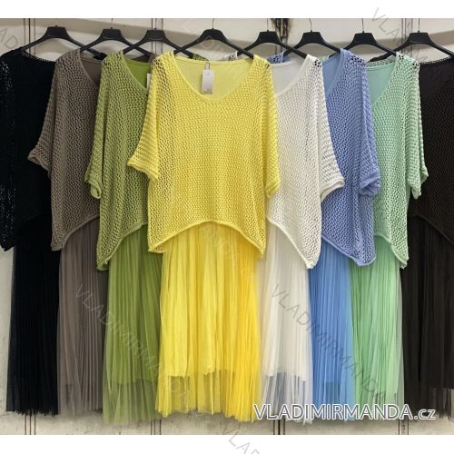 Sleeveless jacket long sleeve (uni sl) ITALIAN Fashion IMC17326