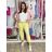 Summer dress oval short sleeve women's oversized (50/52/54 ONE SIZE) ITALIAN FASHION IM425011
