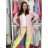 Women's Elegant Oversize Long Sweatpants (S/M/L ONE SIZE) ITALIAN FASHION IMD23634 S / M / L růžová světlá