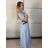 Women's Short Sleeve Turtleneck Sweater (S/M/L ONE SIZE) ITALIAN FASHION IMWK24F3666-1