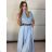 Women's Short Sleeve Turtleneck Sweater (S/M/L ONE SIZE) ITALIAN FASHION IMWK24F3666-1