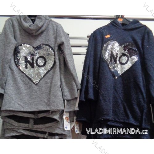 Sweatshirt hooded baby girl puppet girl (4-14 years) ITALIAN MLADA Fashion IMM0139