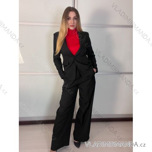 Women's Sleeveless Vest (S/M/L ONE SIZE) ITALIAN FASHION IMPLP2410130085 S black