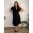 Shirt 3/4 sleeve ladies strip (4XL/5XL ONE SIZE) ITALSKÁ MÓDA IM422026