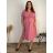Shirt 3/4 sleeve ladies strip (4XL/5XL ONE SIZE) ITALSKÁ MÓDA IM422026