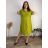 Shirt 3/4 sleeve ladies strip (4XL/5XL ONE SIZE) ITALSKÁ MÓDA IM422026