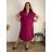 Shirt 3/4 sleeve ladies strip (4XL/5XL ONE SIZE) ITALSKÁ MÓDA IM422026