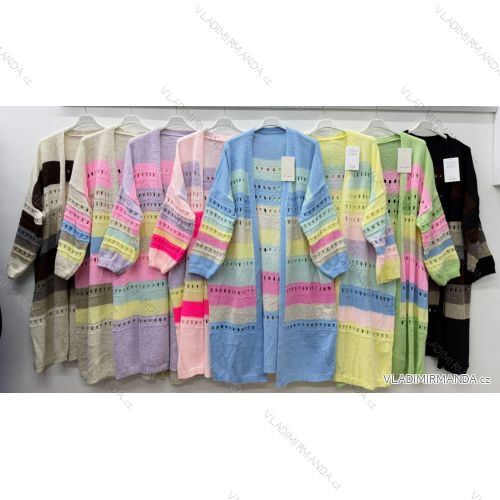 Summer dress oval short sleeve women's oversized (50/52/54 ONE SIZE) ITALIAN FASHION IM425011