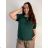 Summer dress oval short sleeve women's oversized (50/52/54 ONE SIZE) ITALIAN FASHION IM425011
