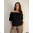 Summer dress oval short sleeve women's oversized (50/52/54 ONE SIZE) ITALIAN FASHION IM425011