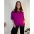 Summer dress oval short sleeve women's oversized (50/52/54 ONE SIZE) ITALIAN FASHION IM425011
