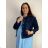 Women's denim jeans jacket MOON (S-2xl) MOON GIRL MOG26GY1158 2XL dark blue