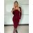 Women's long sleeve dress (S/M/L ONE SIZE) ITALIAN FASHION IMM25M5095