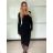 Women's long sleeve dress (S/M/L ONE SIZE) ITALIAN FASHION IMM25M5095