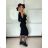 Women's long sleeve dress (S/M/L ONE SIZE) ITALIAN FASHION IMM25M5095