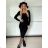 Women's long sleeve dress (S/M/L ONE SIZE) ITALIAN FASHION IMM25M5095