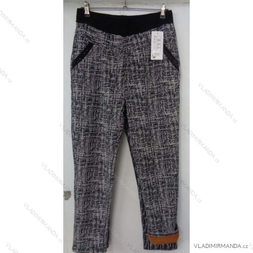 Pants elast insulated fur women's oversized (2xl-6xl) SMILING JEANS WU-148
